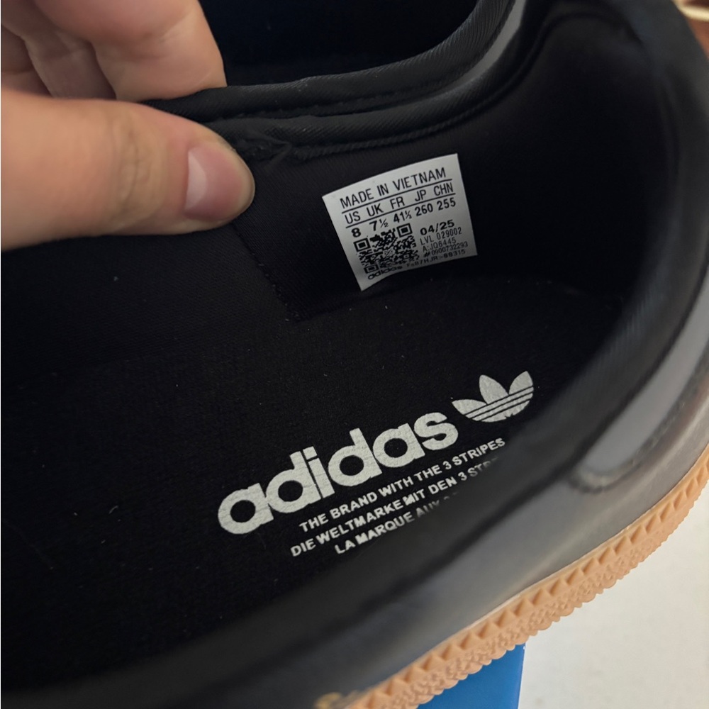 Adidas Samba Jane Black and White Sneakers - Picture 4 of 4